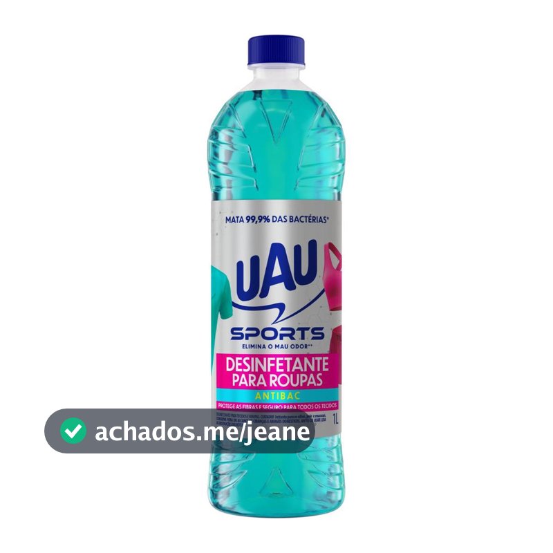 Desinfetante para Roupas UAU Sports 1L