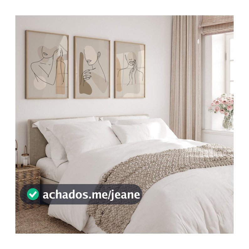 Quadro Decorativo Abstrato mulheres linhas , decoração casa Quadro Decorativo linhas Minimalistas tamanho grande Decoraç