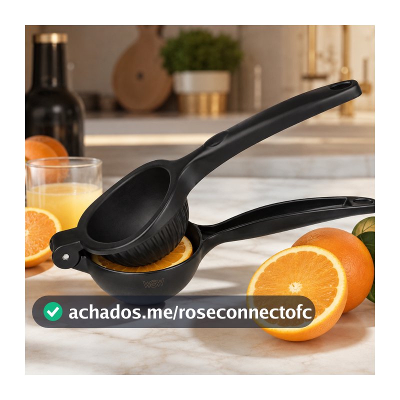Espremedor De Limão Profissional Preto