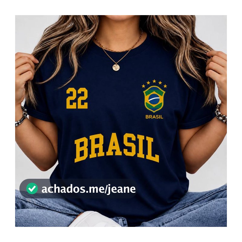 Blusa Feminina 22 T-shirt Verão Algodão