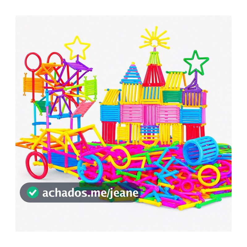 Brinquedo Educativo De Montar NÃO MAGNETICO Estimulação Pedágogica Coordenação Motora Quebra Cabeça Monte e Sorri