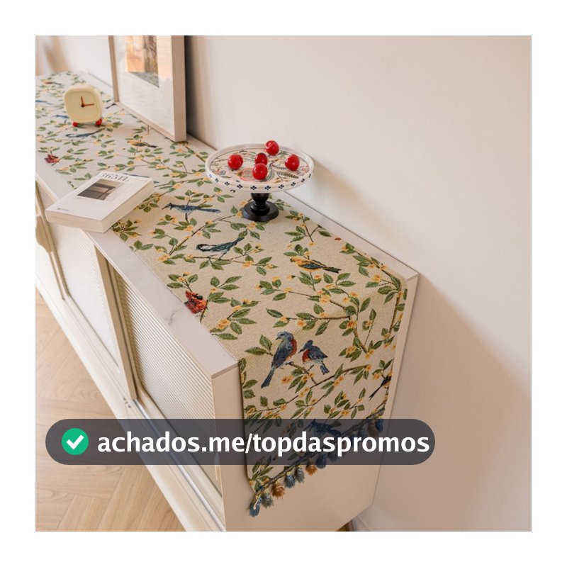 Corredor De Mesa Nórdico Fazenda Com Borlas Algodão Linho Para De Jantar TV Gabinete Centro Casa Sala Estar Decoração