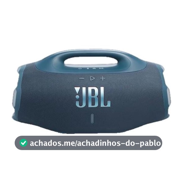 Caixa de Som JBL Boombox 4 Auracast IP68 Bluetooth até 34 hrs de autonomia - Azul