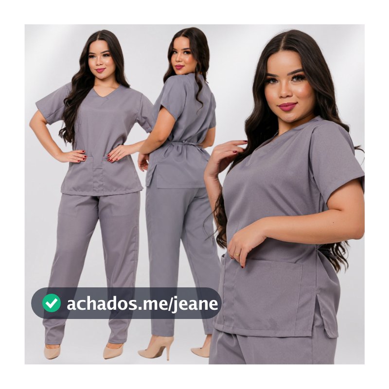 Conjunto Pijama Cirurgico Scrubs Feminino Uniforme Privativo Premium Confortavel