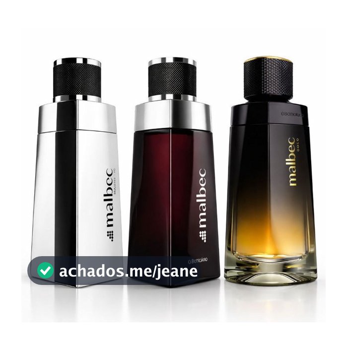 Kit 3 Perfumes Malbec Masculino Importado Aroma Marcante Essência  Alta Fixação Projeção Duradoura