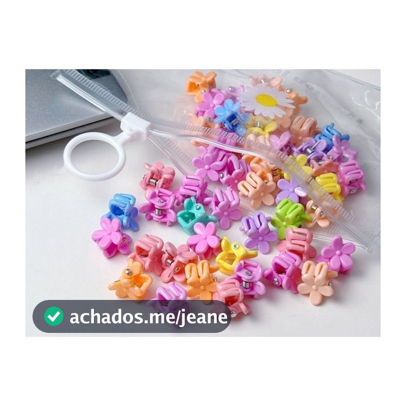 KIT 100 unidades Candy Color Mini Small Grab Clip Children's Hair Accessories-GUI ANA