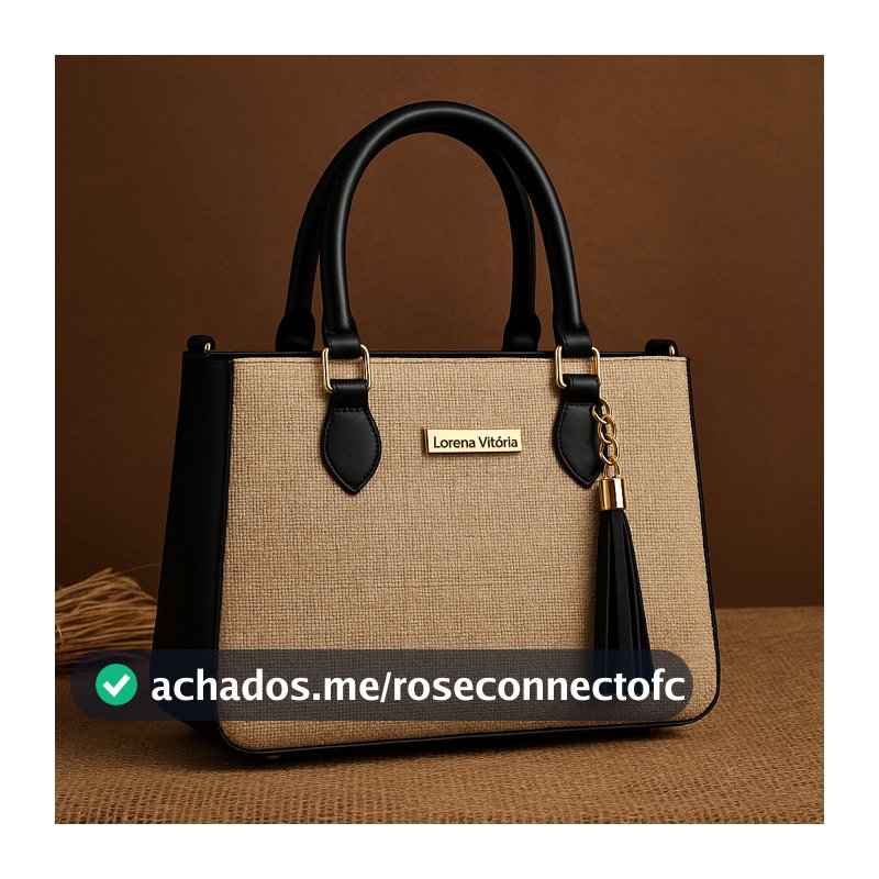 Bolsa Feminina  transversal lançamento Lorena Vitoria