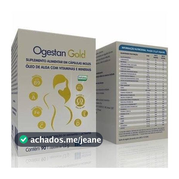 Ogestan Gold  com 30  ou 90 cápsulas