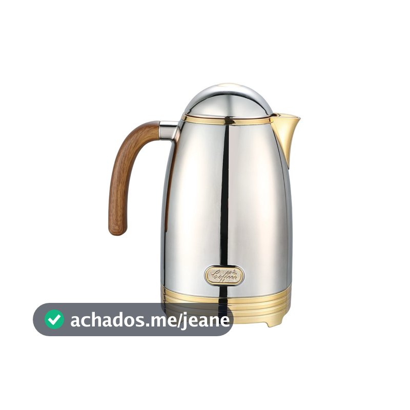 Garrafa Térmica Barista Inox 1L Vintage Luxo Café