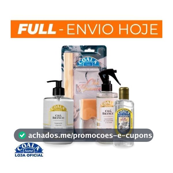Kit coala Home Chá Branco - 4 Itens