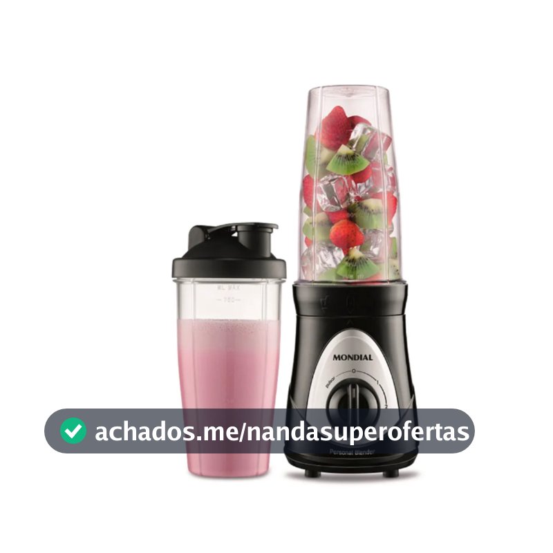 Liquidificador Portátil Mondial 300WDG01 PersonalBlender127v