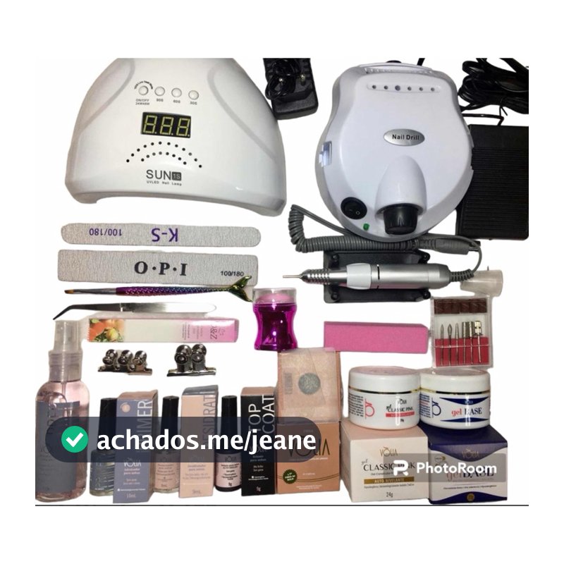 Kit Completo Volia Cabine 48w Lixadeira 30000 Rpm Bvolt