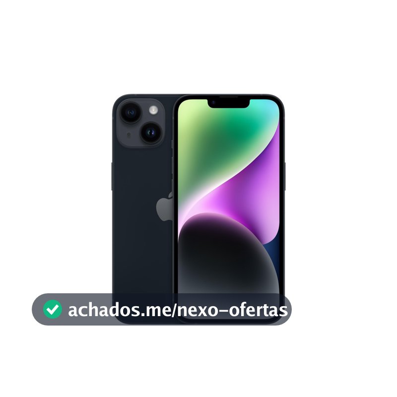 Usado: iPhone 14 256GB Preto Muito Bom - Trocafy - Apple