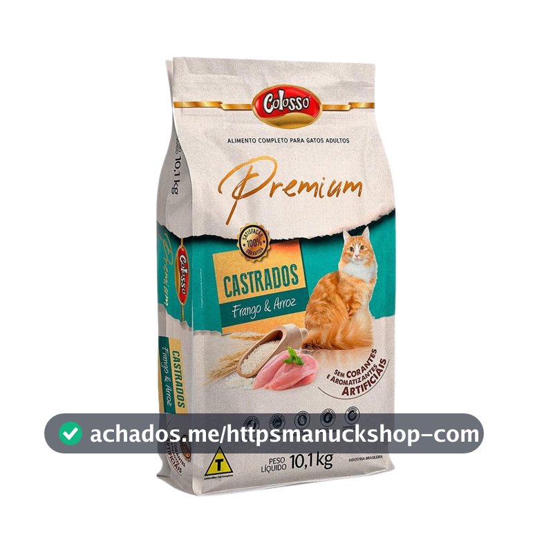 Ração Colosso Premium Gato Castrado 10 Kg Frango
