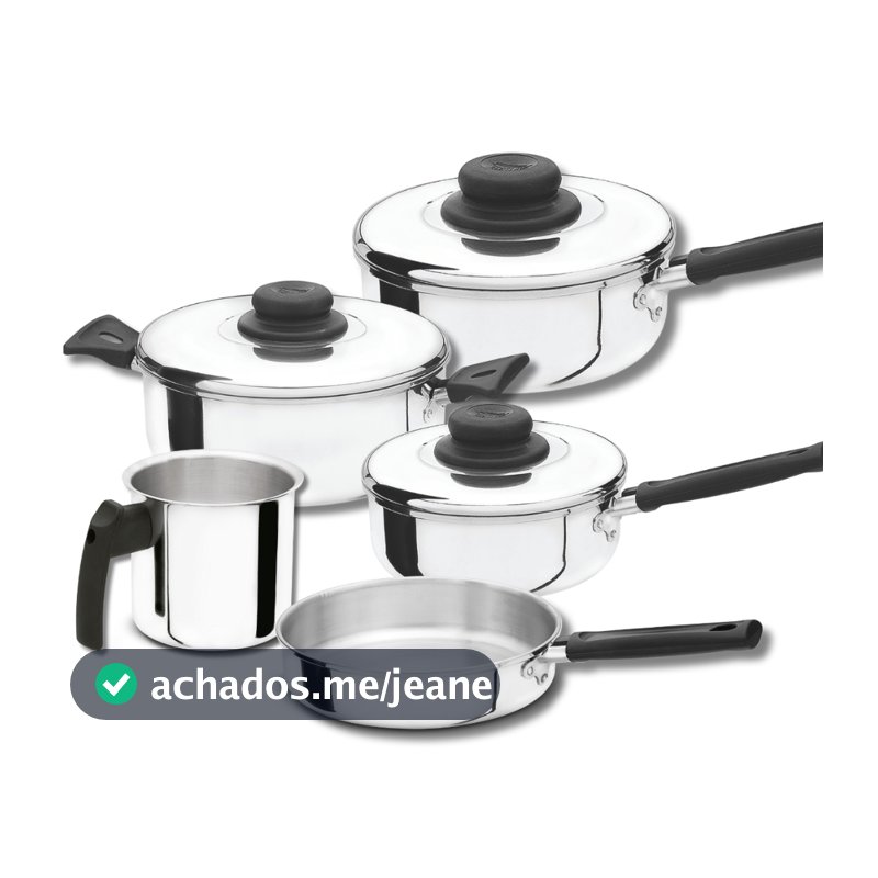 Conjunto de Panelas Cacarolas Polido Fortlar - LAM - Escolha a Variação