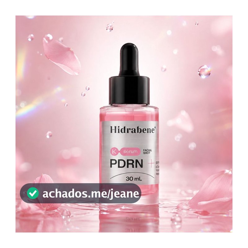 Sérum Facial PDRN Renovação e Firmeza Booster Coreano Shot PDRN com 700 Peptídeos Bioativos