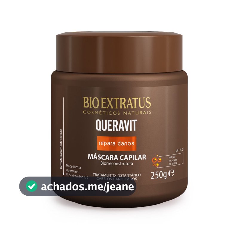 Máscara Queravit Bio Extratus 250g