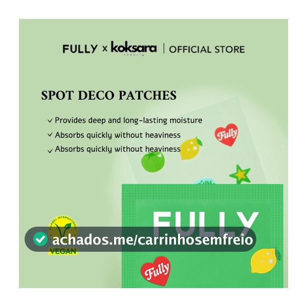 [OFFICIAL] FULLY Spot Deco Patches 1 Sheet | 12 Patches