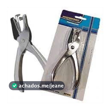 Perfurador Furador de Papel Alicate 1 Furo em Metal Aço Resistente MasterPrint