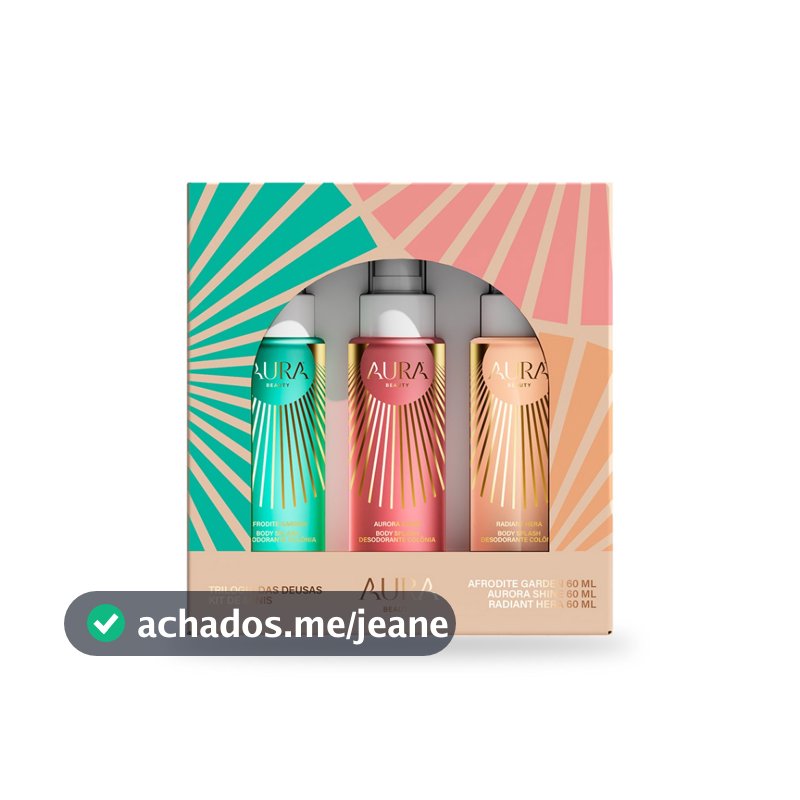 Kit Mini Body Splash - Trilogia das Deusas 60ml