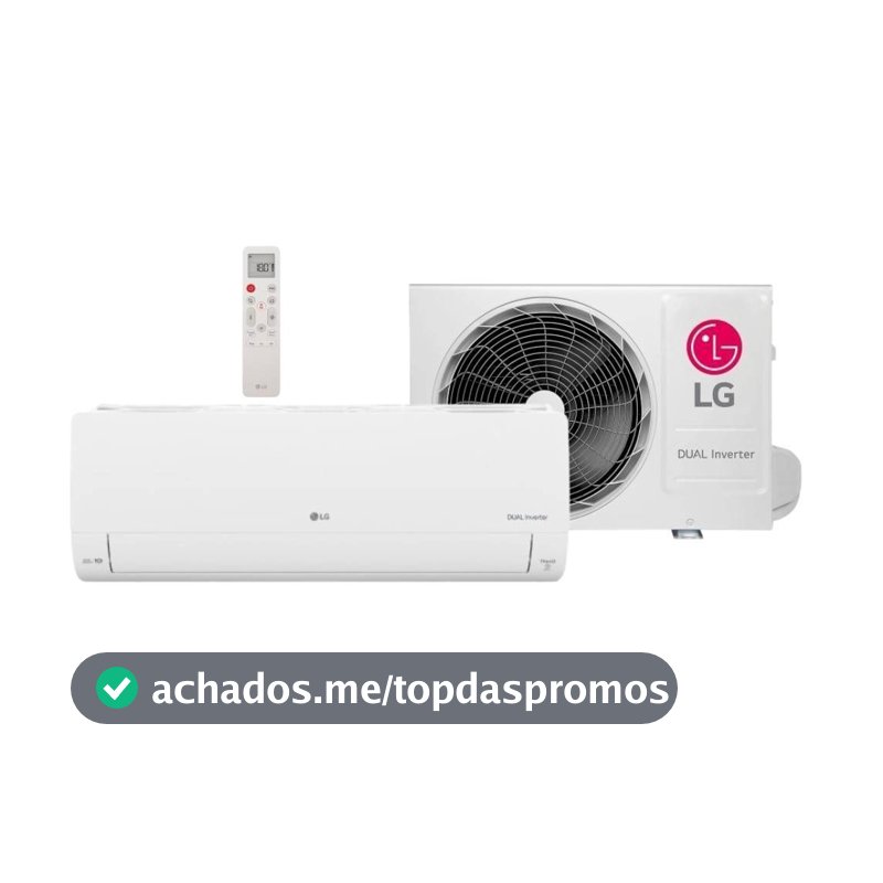 Ar Condicionado Split LG DUAL Inverter AI Voice 12000 BTUs Frio 220V S3-Q12JA31L