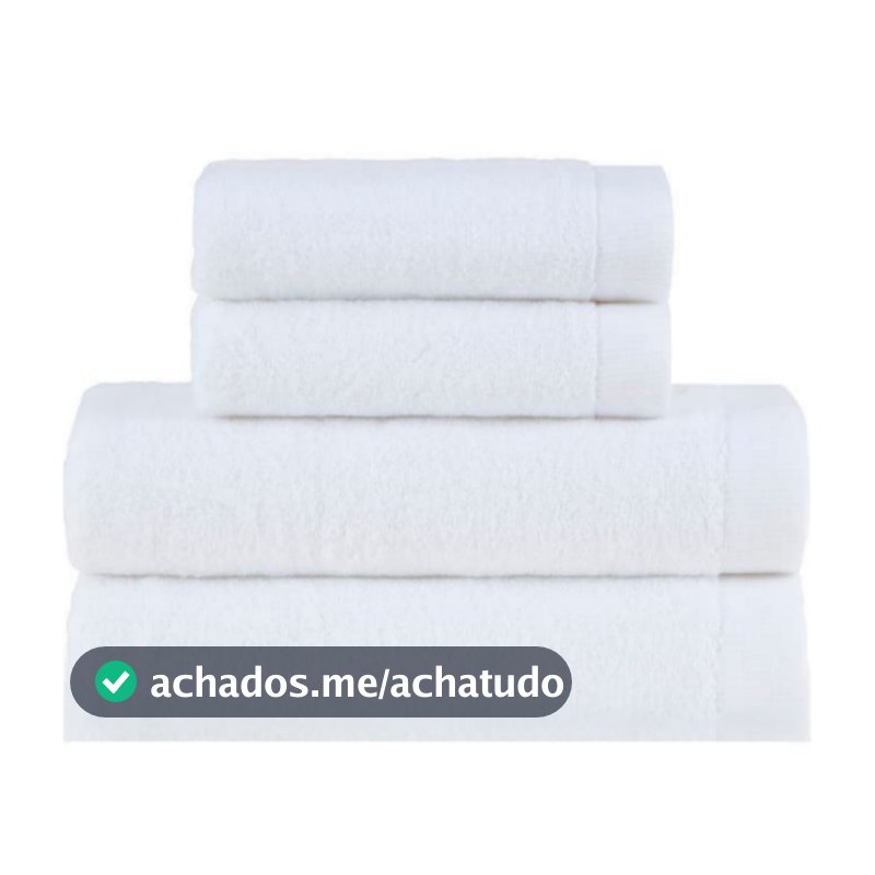 Jogo De Toalhas Banho Buddemeyer 4 Peças 100% Algodão Dual Air Banho E Rosto Felpudas Super Macia