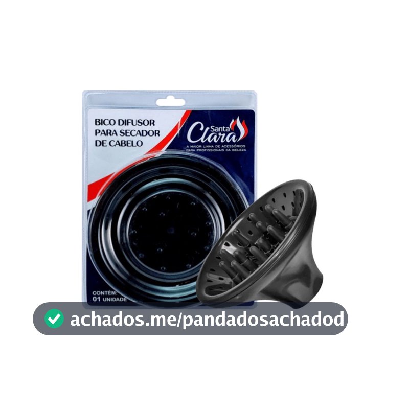 Bico Difusor para Secador de Cabelo Universal Santa Clara