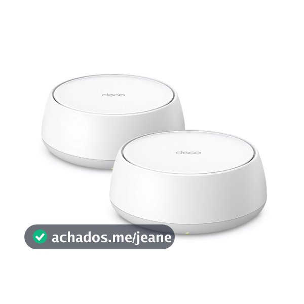 TP-Link Deco BE22 (2 un.) Mesh Wi-Fi 7 BE3600, Dual band, cobertura até  400 m², 150 dispositivos