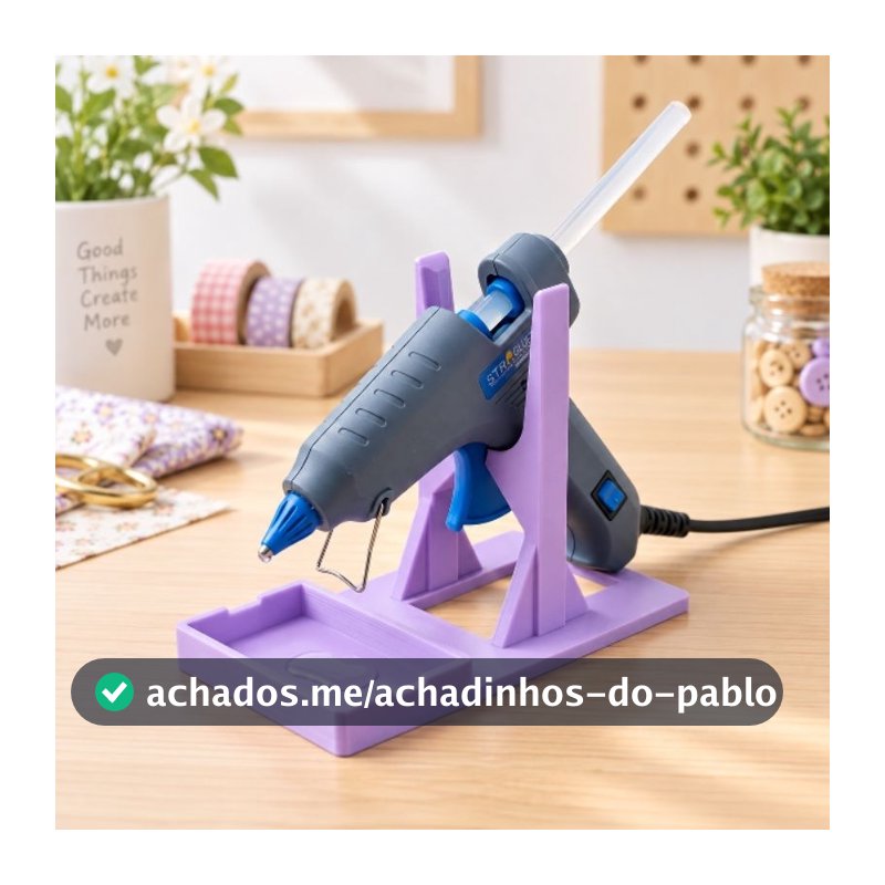 Suporte Para Pistola De Cola Quente Organizador Bancada