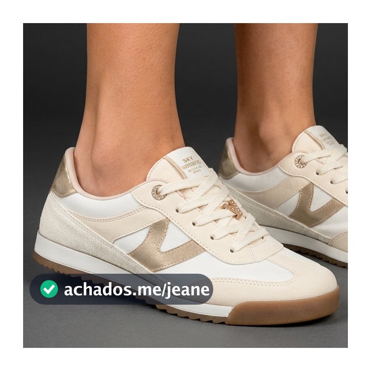 Tênis Feminino Via Marte Retrô Casual Original Confortável Leve Sola Antiderrapante Moderno
