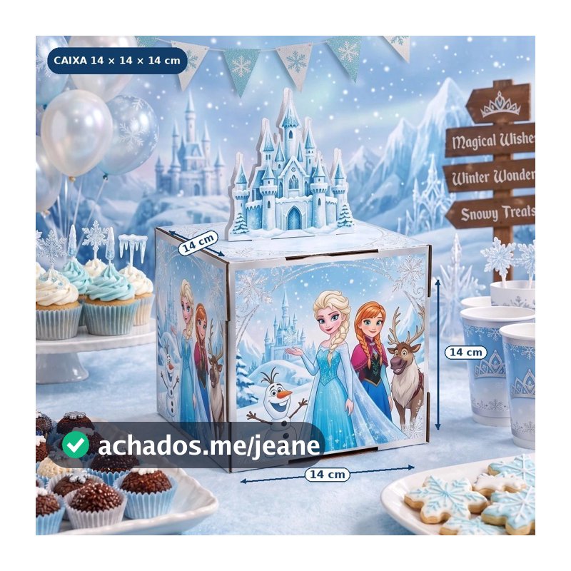 Kit 5 10 15 20 Caixa Cubo Centro De Mesa MDF Personalizado Unidades Lembrancinha Festa Infantil