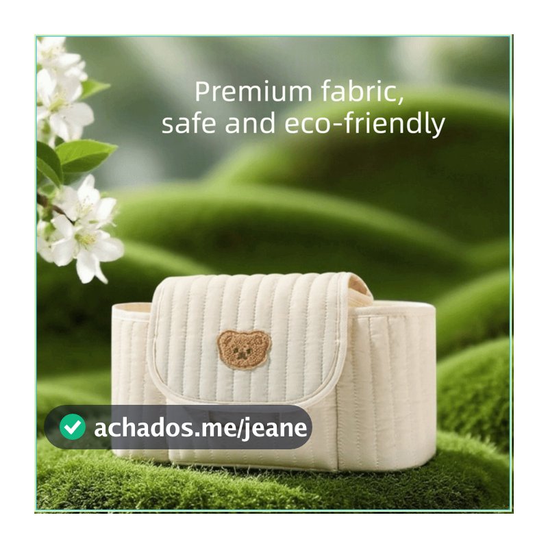 Bolsa Para Mamãe , Macia Carrinho De Bebê , Urso Fofo , Grande Capacidade , Organizador De , Uso Em