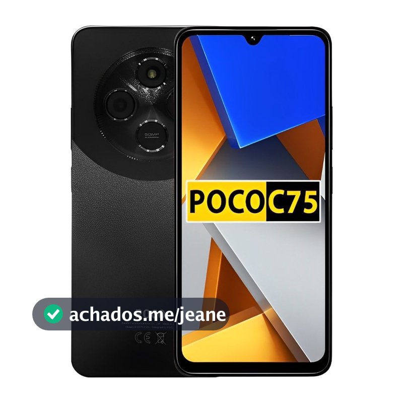 Smartphone Xiaomi Poco C75 256GB / 128GB Versão Global NFC Envio Imediato (COM PELÍCULA DE CORTESIA)