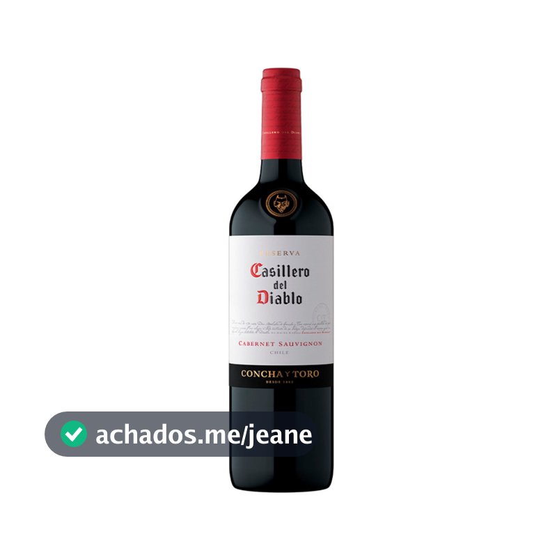 Vinho Chileno Cabernet Sauvignon Seco Casillero del Diablo 375ml