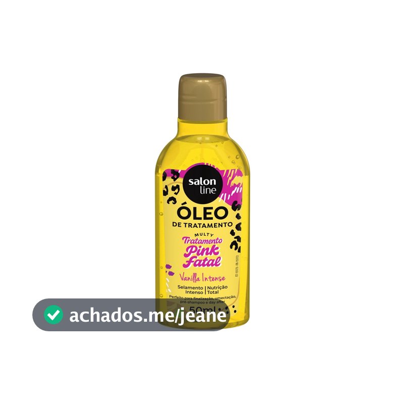 Óleo de Tratamento Cachos dos Sonhos Multy Pink Fatal 50ml