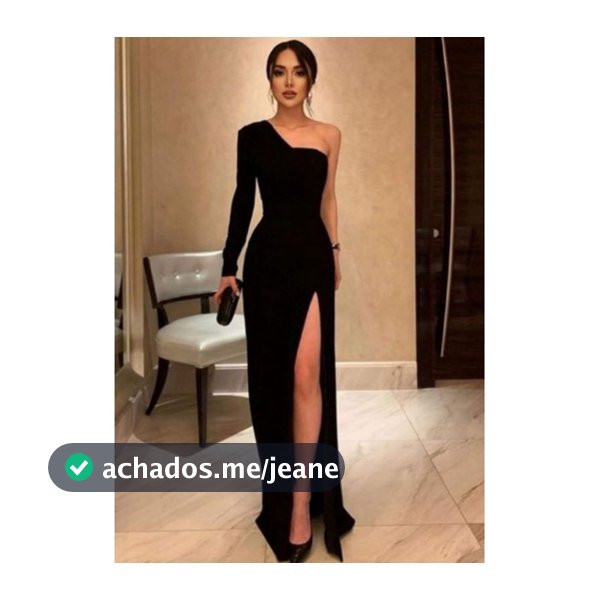 Elegante vestidos simple com um ombro vestido de bailes com manga longo veludo cristal e fenda  lateral