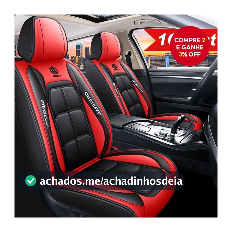 Capa De Assento Universal De Couro PU Premium Para Carro , 1 Peça Frontal Ou Conjunto Completo De Almofada Interior À Pr