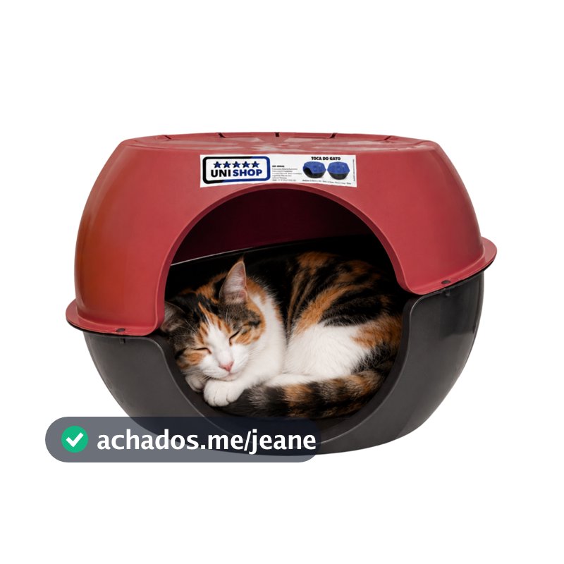 Casa Para Gatos Cama Toca Confortável Gatos Unishop Aconchegante Espaçosa