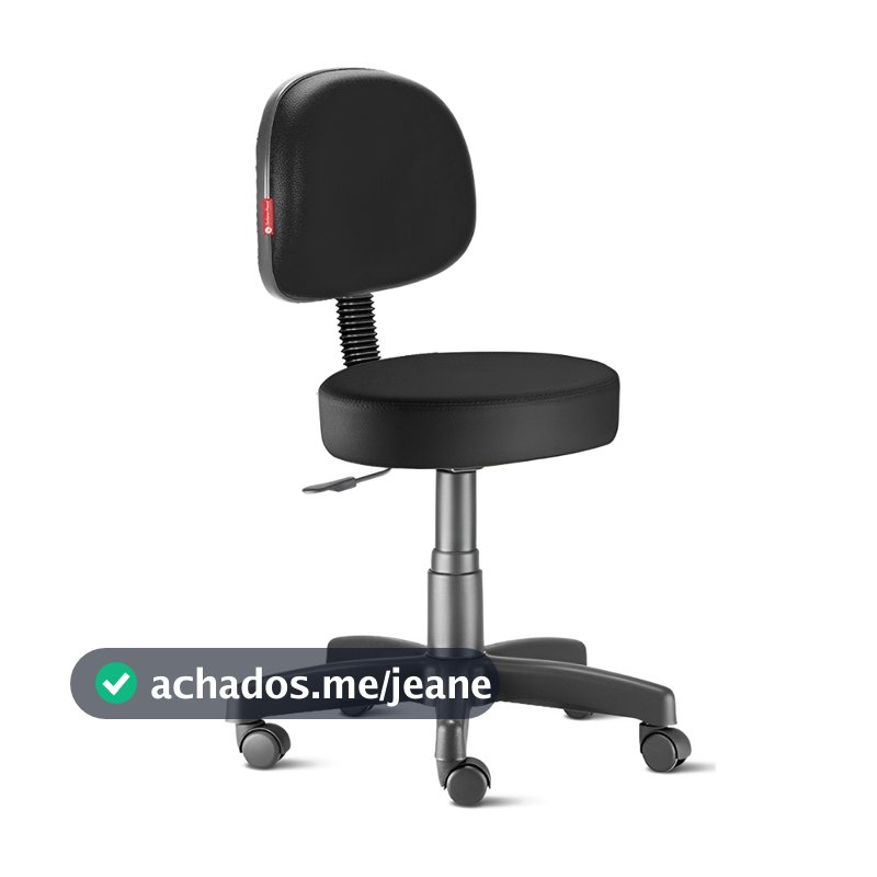 Cadeira Mocho Nice Secretaria Estética E Tatuador Design de Sobrancelhas - Direto de Fábrica