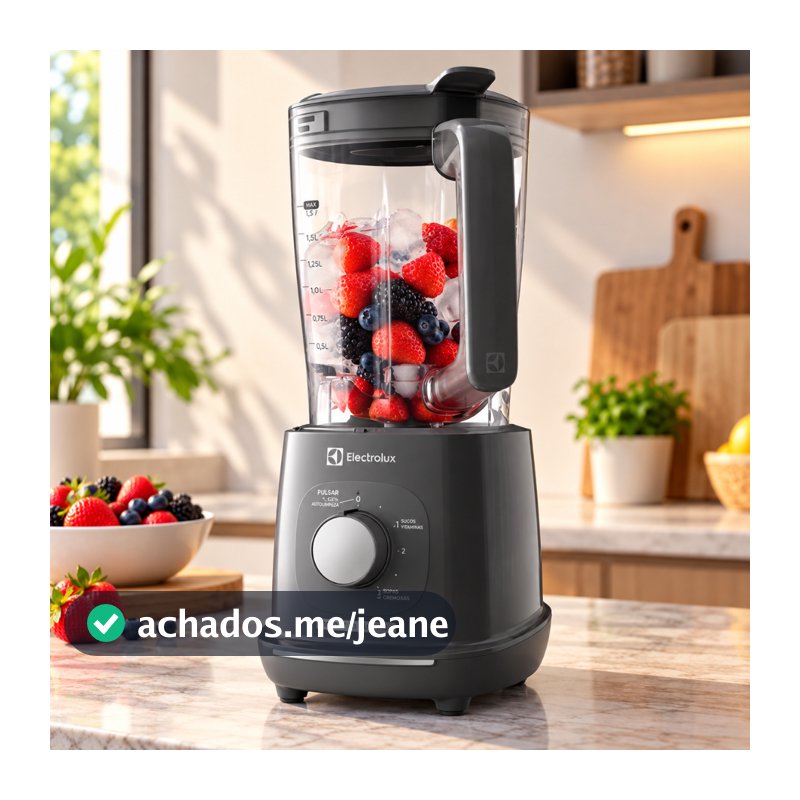 Liquidificador Electrolux EBL1000 Efficient TriForce 1000W 2,7L 5 Velocidades Cinza
