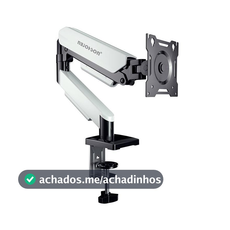 Suporte Articulado Para Monitor Nbjohson GS-MRZ05, 13 Pol a 32 Pol, Branco, NB-GS-MRZ05-WH