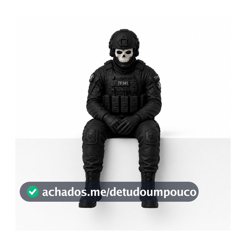 Boneco Ghost para Setup Gamer