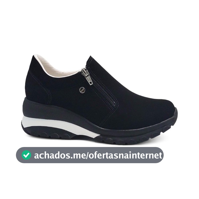Tênis Feminino Salto Plataforma Anabela Sneaker Firezzi