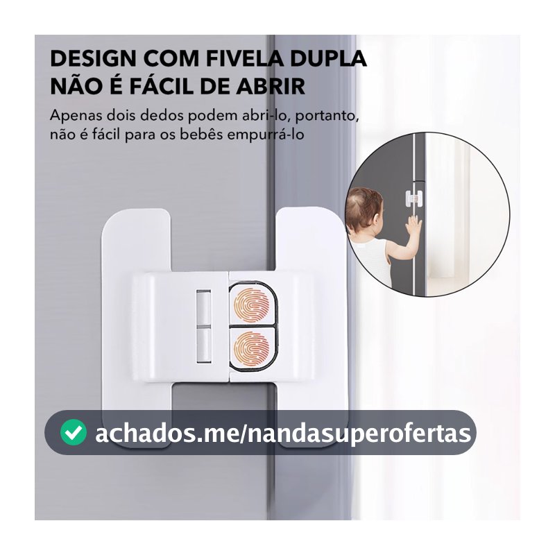 Fechadura De Geladeira Doméstica Trava para Porta de Geladeira Protetor Segurança Criança Proteção Bebê
