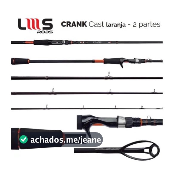 Vara Carretilha Lumis Crank Im8 2,70 M 30-60 Lb 2 P cobre