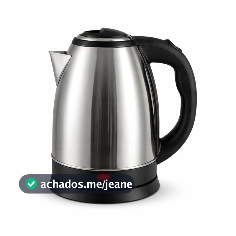 Chaleira Elétrica Inox 1,8L 220V Conferir voltagem de sua regiao Base 360° Desligamento Automático Rápida