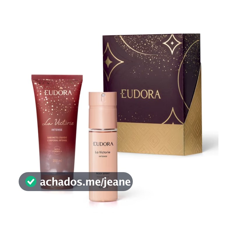 Presente La Victorie Intense: Body Spray 100ml + Sabonete Corporal - Eudora