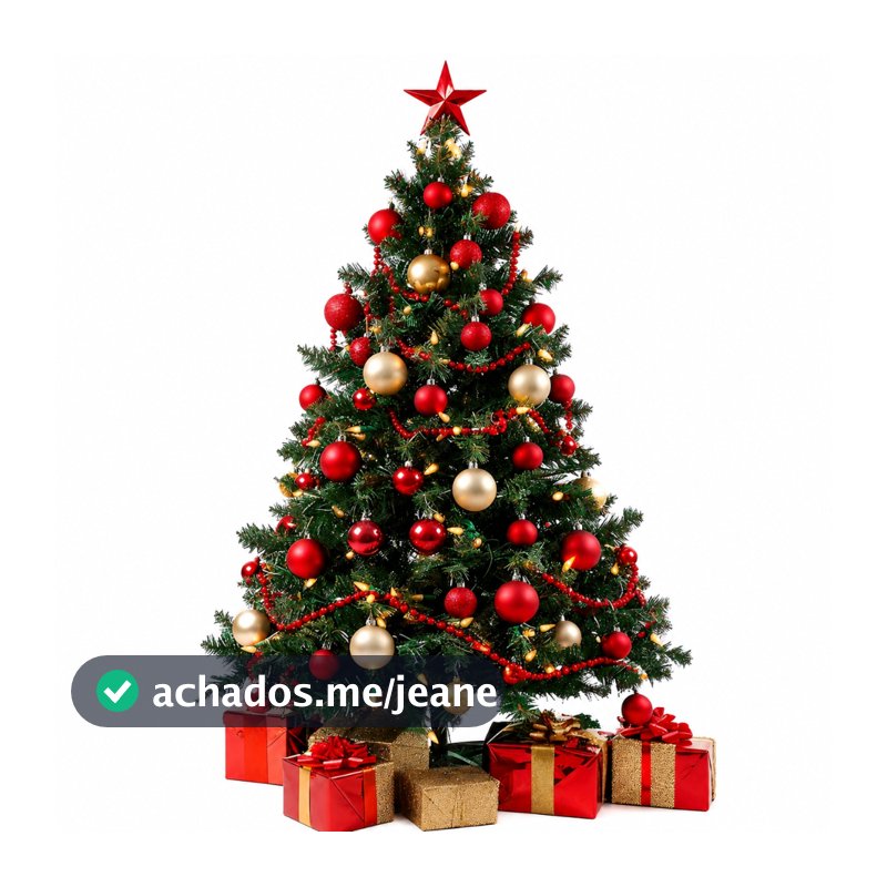 Árvore De Natal Grande Pinheiro 1,20m 150 galhos Cheia Premium Verde Enfeite