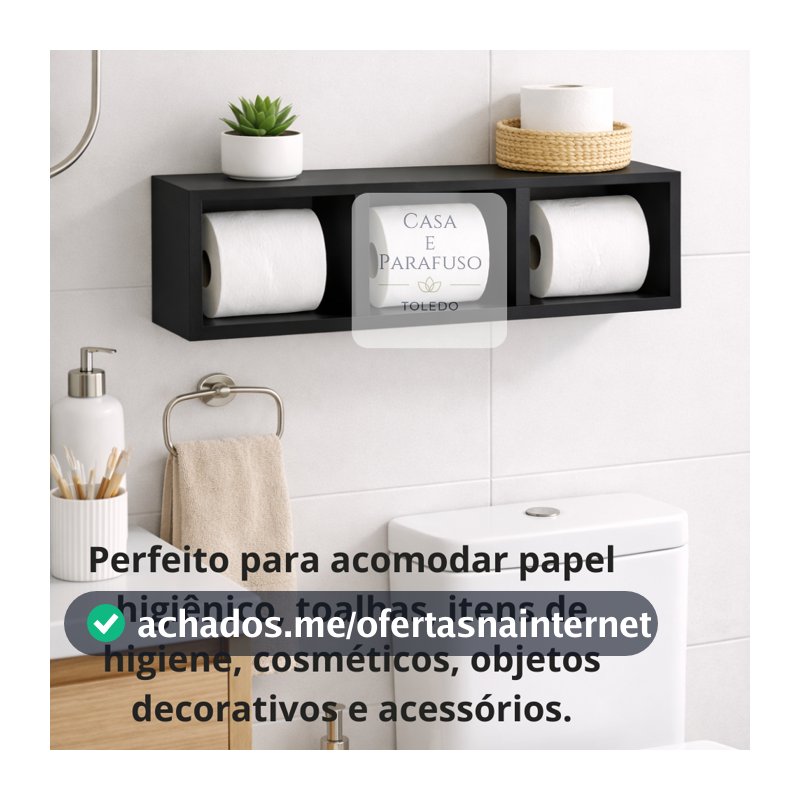 Nicho Triplo Prateleira, Decoração Sala, Nicho para Banheiro , Cozinha , Quarto 07