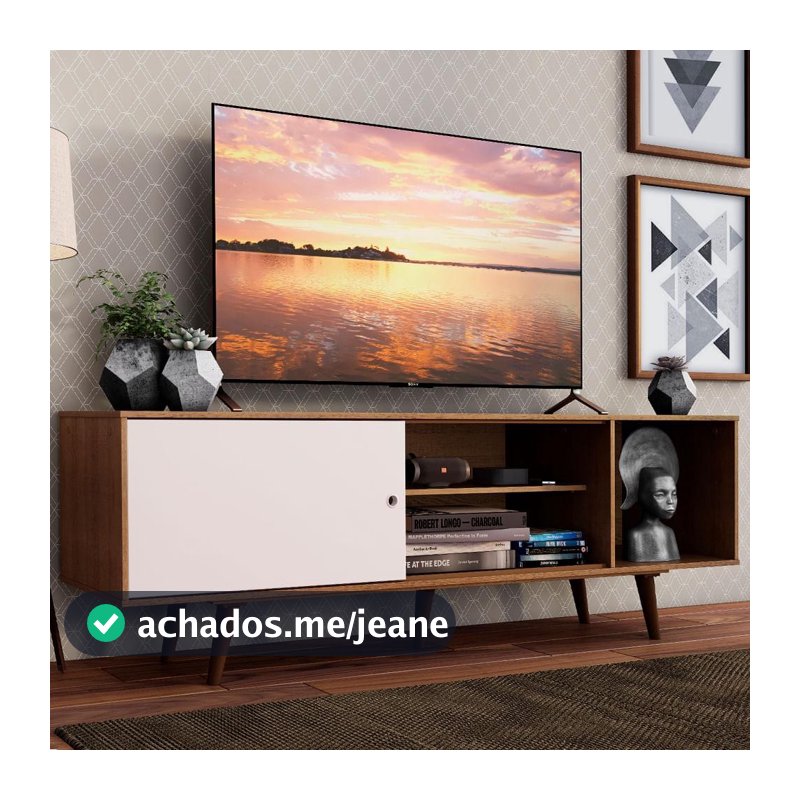 Rack Madesa Dubai para TV até 65 Polegadas com Pés 02